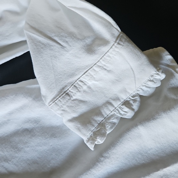 Classic White Blouse Size L - Picture 2 of 5